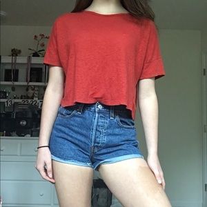 Forever 21 Orange Blouse